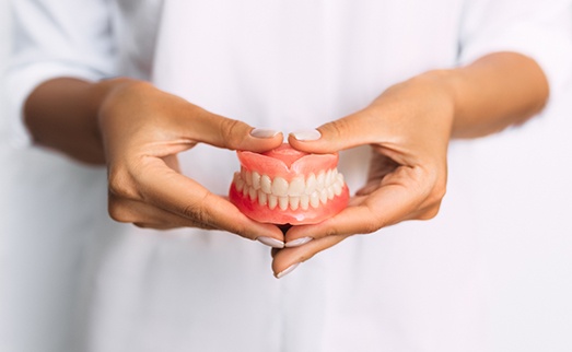 Dentures are made in a unique multi-step process