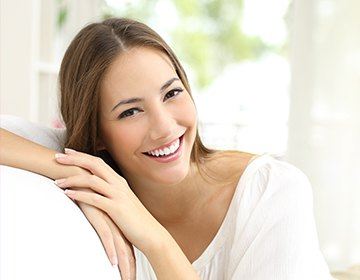 Woman with gorgeous smile